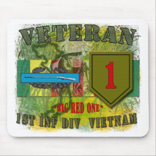 Alfombrilla De Ratón 1r Inf Div-Vietnam