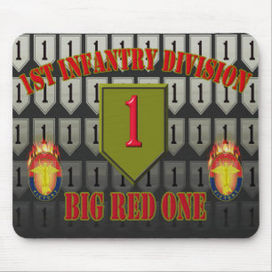Alfombrilla De Ratón 1st Infantry Division “Big Red One” 