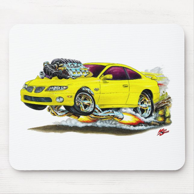 Alfombrilla De Ratón 2004-06 coche amarillo de GTO (Frente)