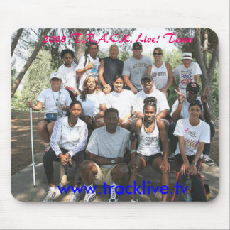 Alfombrilla De Ratón ¡2008 T.R.A.C.K. viven! Cojín de ratón del equipo