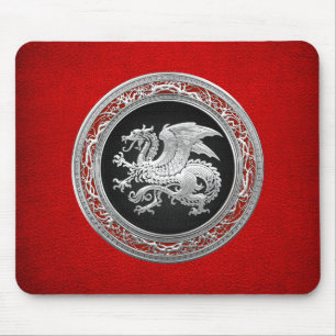 Alfombrilla De Ratón [200] Dragón islandés, Landvttir [Silver]