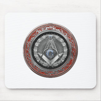 Alfombrilla De Ratón [200] Master Mason - Silver Square & Compass