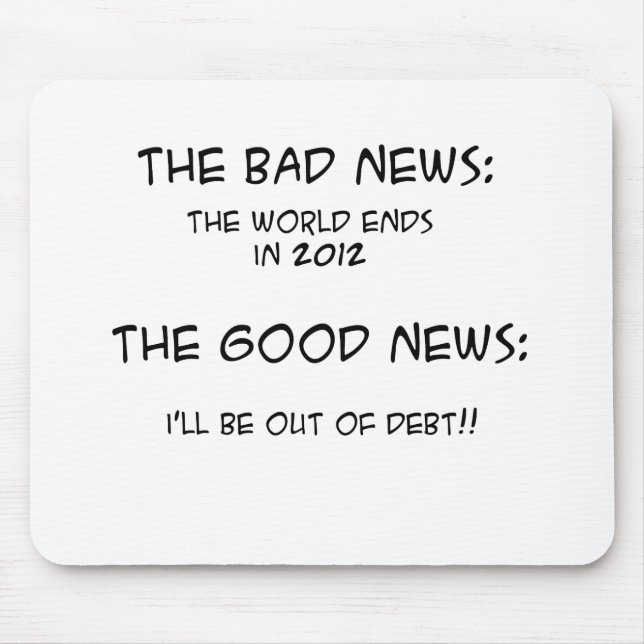 Alfombrilla De Ratón 2012 fuera de deuda (Frente)