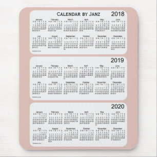 Alfombrilla De Ratón 2018-2020 Thistle Calendar, de Janz