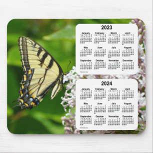 Alfombrilla De Ratón 2023-2024 Swallowtail Butterfly Calendar by Janz
