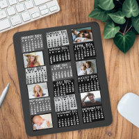 2024 Año Calendario Mensual Mod Collage de fotos n