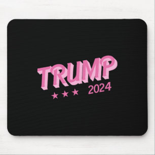 Alfombrilla De Ratón 2024 - Divertidas Cartas de Burbuja Rosa de Donald