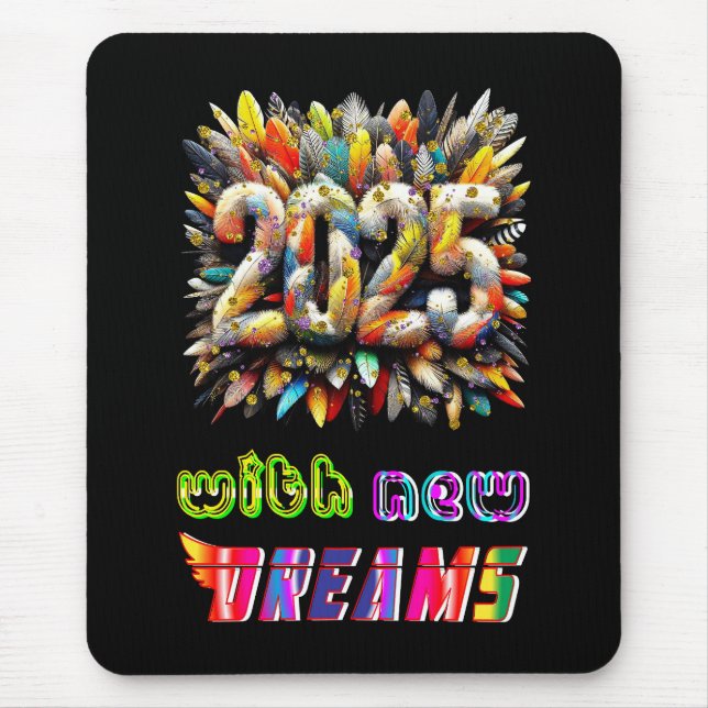 Alfombrilla De Ratón 2025 con nuevos sueños (Frente)