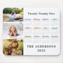 2025 Modern Family 4 Collage de fotos Personalizad