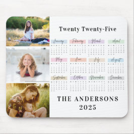 Alfombrilla De Ratón 2025 Modern Family 4 Collage de fotos Personalizad