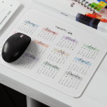 ALFOMBRILLA DE RATÓN 2026 AÑO COMPLETO CALENDARIO PASTEL SCRIPT ESCRITO<br><div class="desc">Manténgase organizado e inspirado con esta almohadilla de ratón de calendario de 2026 de año completo. Cada mes se realza con gusto en suaves tonos pastel y se muestra en un elegante tipo de letra manuscrita, añadiendo un toque de sofisticación a su espacio de trabajo. Perfecto para hacer referencia rápida...</div>