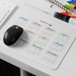ALFOMBRILLA DE RATÓN 2028 AÑO COMPLETO CALENDARIO PASTEL SCRIPT ESCRITO<br><div class="desc">Manténgase organizado e inspirado con esta almohadilla de ratón de calendario de 2028. Cada mes se realza con gusto en suaves tonos pastel y se muestra en un elegante tipo de letra manuscrita, añadiendo un toque de sofisticación a su espacio de trabajo. Perfecto para hacer referencia rápida a la fecha...</div>