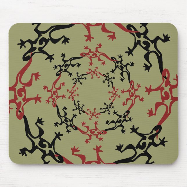 ALFOMBRILLA DE RATÓN 24 GECKOS (Frente)