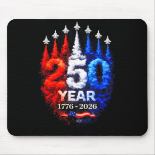 Alfombrilla De Ratón 250º Aniversario USA Patriótico 250 Años Americano