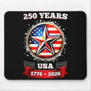 Alfombrilla De Ratón 250 Aniversario Estrella Patriótica USA