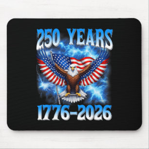 Alfombrilla De Ratón 250 Aniversario Usa Patriótico 250 Años 4 De Julio