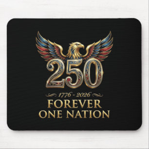 Alfombrilla De Ratón 250 Aniversario Usa Patriótico 4 De Julio Independ