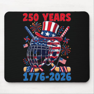 Alfombrilla De Ratón 250 años 1776 2026 Aniversario 250 Hockey sobre hi