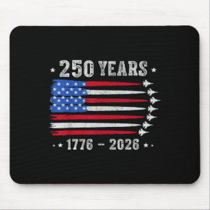 Alfombrilla De Ratón 250 años 1776 2026 Cumpleaños USA para hombres muj