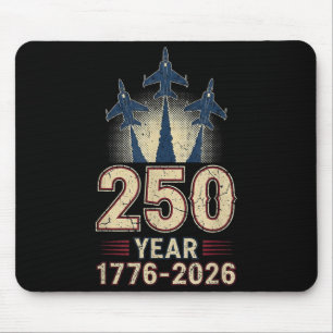 Alfombrilla De Ratón 250 años americano 1776 2026 250º USA Patriótico