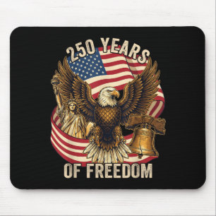 Alfombrilla De Ratón 250 años americano 1776-2026 cumpleaños 250 250