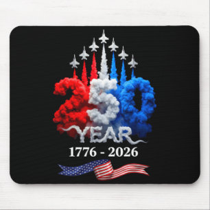 Alfombrilla De Ratón 250 años americano 1776 2026 cumpleaños 250 4 de