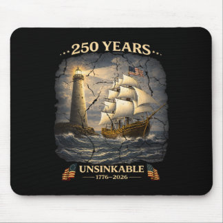Alfombrilla De Ratón 250 Años Barco Alto Patriótico 1776-2026 250 Cumpl