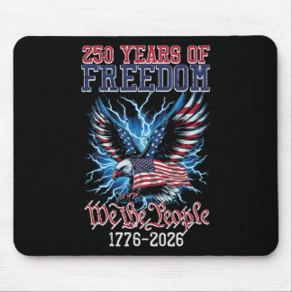 Alfombrilla De Ratón 250 Años de Libertad Bandera Estadounidense de EE.