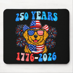 Alfombrilla De Ratón 250 años Golden Retriever 1776-2026 250 aniversari