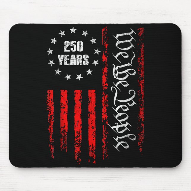 Alfombrilla De Ratón 250 Years 1776-2026 250th Birthday Usa Patriotic 4 (Frente)
