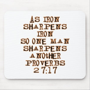 Alfombrilla De Ratón 27:17 de los proverbios