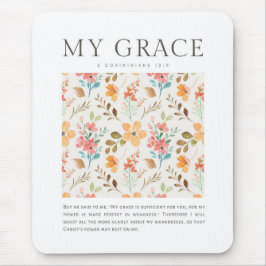 Alfombrilla De Ratón 2 Corintios 12:9 Mi gracia es suficiente para ti