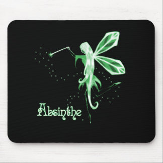 Alfombrilla De Ratón 2.o Bosquejo de hadas verde del ajenjo