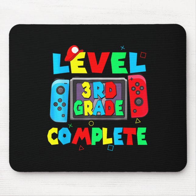 Alfombrilla De Ratón 3º Grado Completado Último Día De Videojuego Escol (Frente)