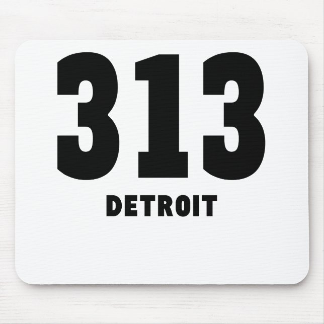 Alfombrilla De Ratón 313 Detroit (Frente)