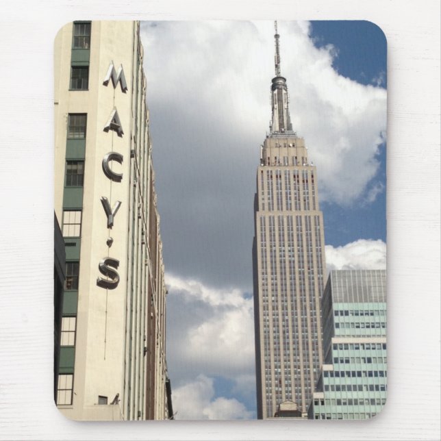 Alfombrilla De Ratón 34th Street Empire State Building Manhattan NYC (Frente)