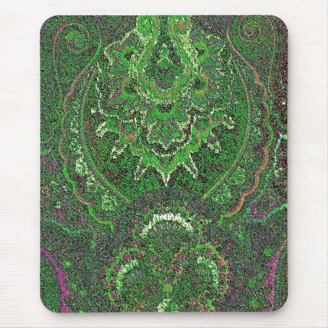 Alfombrilla De Ratón 3 Paisley Mega Neg (Frente)