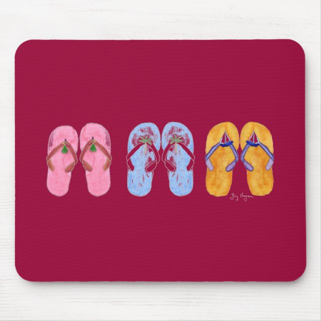 Alfombrilla De Ratón 3 pares de balanceos Mousepad (Frente)