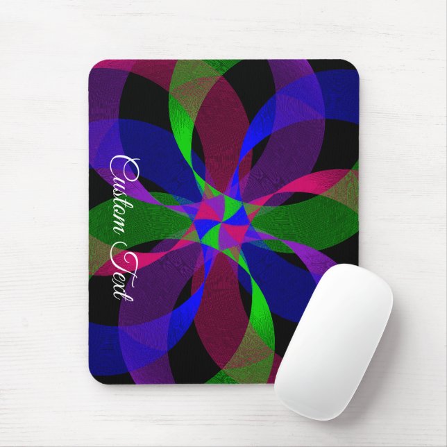 Alfombrilla De Ratón 3D 2D Hybrid Geometric Mouse Pad (Con ratón)