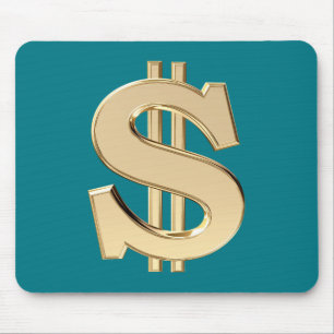 Alfombrilla De Ratón 3D dollar sign