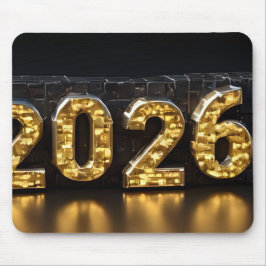 Alfombrilla De Ratón 3D Number Design for New Year 2026