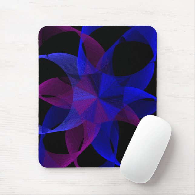 Alfombrilla De Ratón 3D To 2D Cylinder Ring Geometric Mouse Pad (Con ratón)