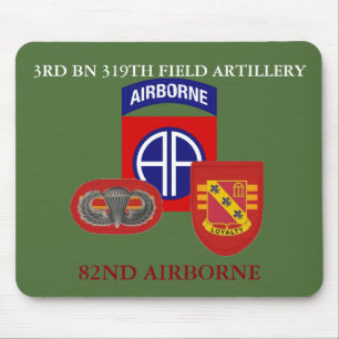 Alfombrilla De Ratón 3ro 319TH ARTILLERÍA DE CAMPAÑA MOUSEPAD del