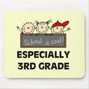 Alfombrilla De Ratón 3ro La escuela primaria es camisetas y regalos