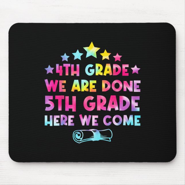 Alfombrilla De Ratón 4º Grado Graduación Tío 5º Grado Acá Com (Frente)