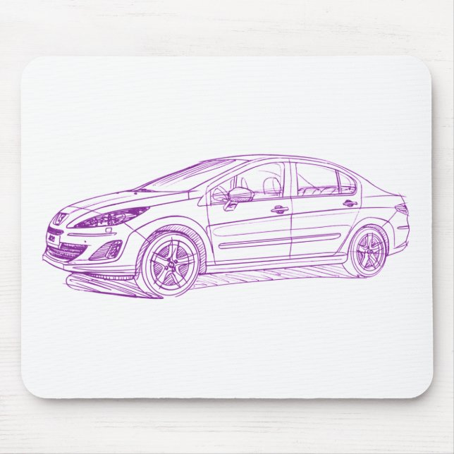 Alfombrilla De Ratón 408 Pug. 2011 (Frente)