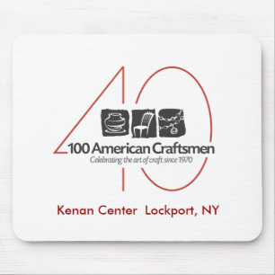 Alfombrilla De Ratón 40.o Artesanos americanos Mousepad del aniversario