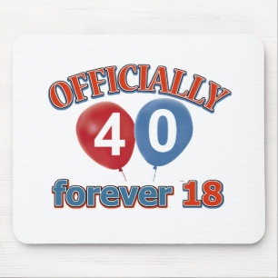 Alfombrilla De Ratón 40.os diseños del cumpleaños