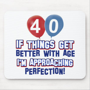 Alfombrilla De Ratón 40.os diseños del cumpleaños