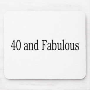 Alfombrilla De Ratón 40 y fabuloso